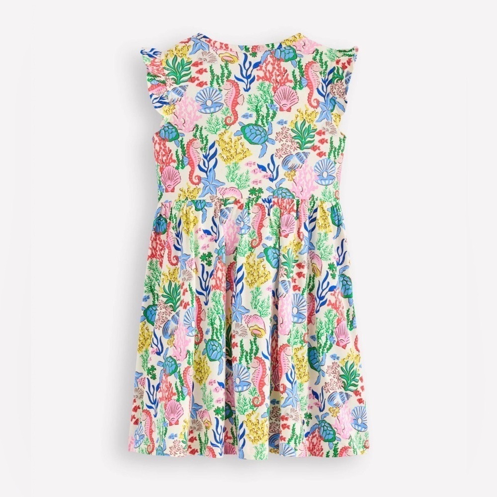 Mini Boden Coral Cove Sleeveless Dress Girls Size 11-12Y